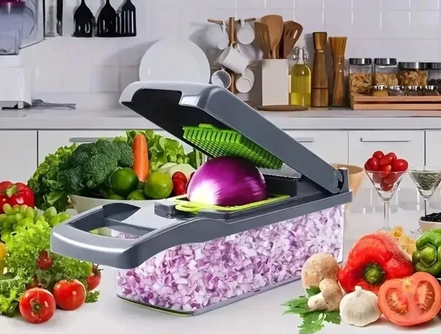 All-in-One Kitchen Slicer: Versatile Cutting Tool for Home